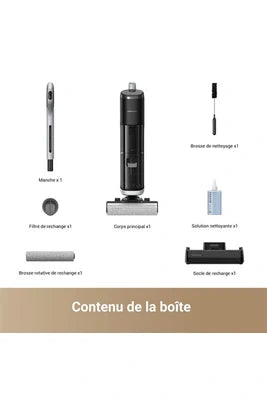 Aspirateur balai Dreame Aspirateur eau et poussière H14 pro Noir
