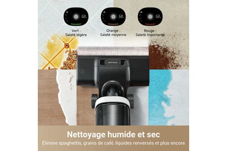 Aspirateur balai Dreame Aspirateur eau et poussière H14 pro Noir