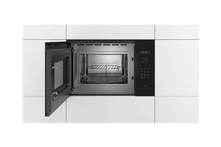 Micro-ondes + Gril Bosch Serie | 6 BEL554MB0 - Four micro-ondes grill - encastrable - 25 litres - 900 Watt - noir