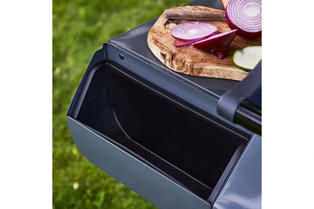 Barbecue Brasero - Barbecue Emma Gun Metal 4 Feux + 1 Side - FlexiGrill - Surface de cuisson 64 x 41,5 cm - 15,1 kW