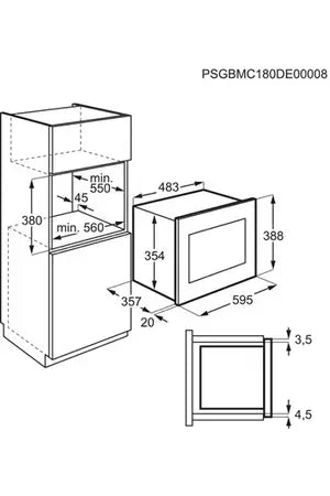 Micro-ondes + Gril Electrolux LMS4253TMX