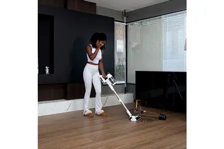 Aspirateur balai Eziclean Aspirateur balai sans fil EZIclean Cyclomax R22 Station avec base de vidage