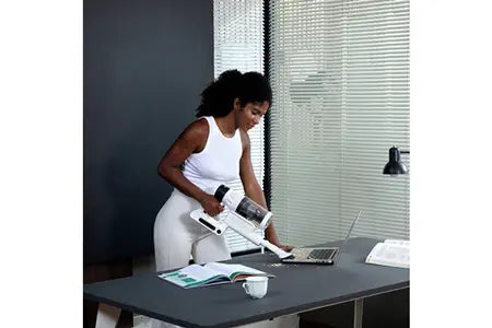 Aspirateur balai Eziclean Aspirateur balai sans fil EZIclean Cyclomax R22 Station avec base de vidage