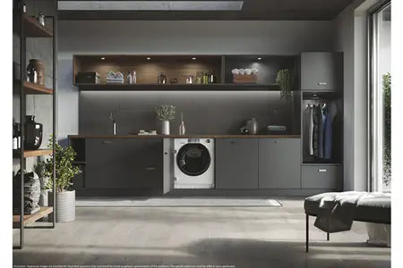 Lave-linge séchant HAIER HWD90B416FWB-FR