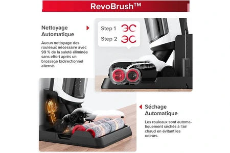 Aspirateur balai Roborock Dyad Pro Aspirateur balai sans fil - 260 W - 17000pa - Auto Nettoyage/Séchage/remplissage - Bord extrême 1mm