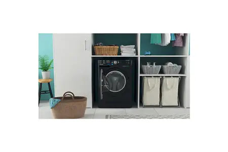 Lave-linge séchant INDESIT BDE761682XKFR N NOIR
