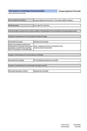 Lave-linge séchant INDESIT BDE761682XKFR N NOIR