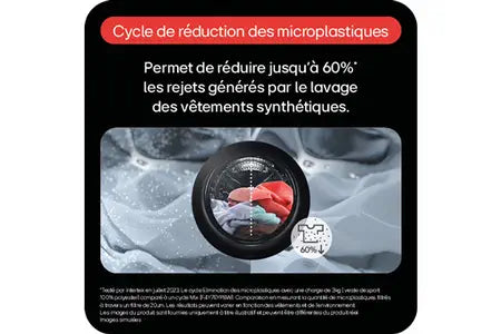 Lave-linge hublot LG LAVE-LINGE 11 KG AVEC MOLETTE ECRAN LCD