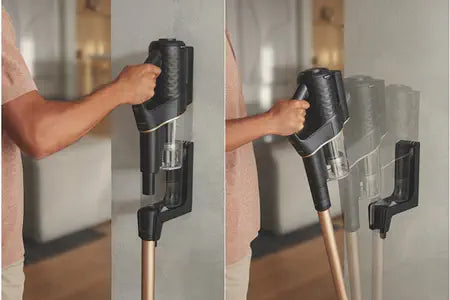 Aspirateur balai Miele DUOFLEX HX1 CareCare - Aspirateur sans fil coloris Gris Mat