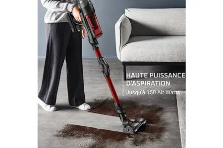 Aspirateur balai Rowenta X-FORCE FLEX 13.60 MODELE ANIMAL PUISSANT 150 AW ET LÉGER RH9A73WO