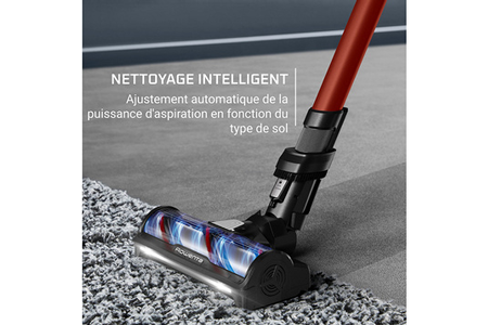 Aspirateur balai Rowenta X-FORCE FLEX 13.60 MODELE ANIMAL PUISSANT 150 AW ET LÉGER RH9A73WO