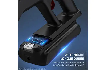 Aspirateur balai Rowenta ROWENTA X-FORCE FLEX 13.60 ANIMAL, ASPIRATEUR BALAI LAVEUR SANS FIL, 150AW & 60MN AUTONOMIE RH9AD1WO