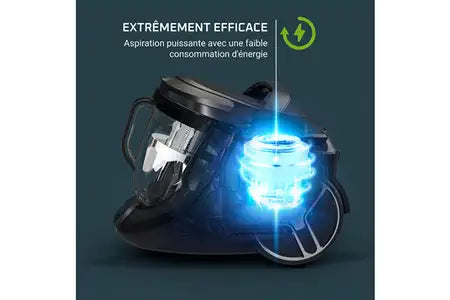 Aspirateur sans sac Rowenta Aspirateur sans sac, SILENCE FORCE CYCLONIC EFFITECH Modele Total Clean