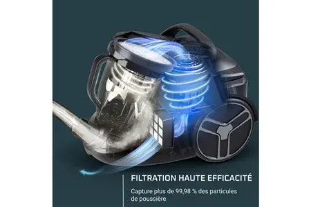 Aspirateur sans sac Rowenta Aspirateur sans sac, SILENCE FORCE CYCLONIC EFFITECH Modele Total Clean