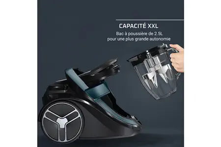 Aspirateur sans sac Rowenta Aspirateur sans sac, SILENCE FORCE CYCLONIC EFFITECH Modele Total Clean