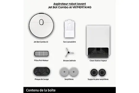 Aspirateur robot Samsung Jet Bot Combo AI - VR7MD97A14G