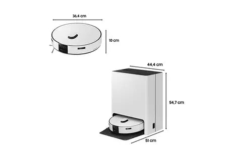 Aspirateur robot Samsung Jet Bot Combo AI - VR7MD97A14G