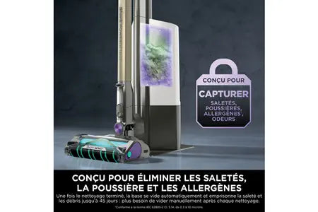 Aspirateur balai Shark Power Detect avec base de vidage automatique IP3251 EUT