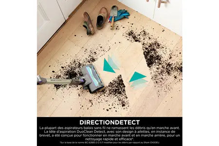 Aspirateur balai Shark Power Detect avec base de vidage automatique IP3251 EUT